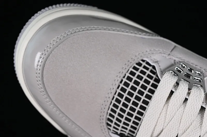 All categories Air Jordan Jordan series basketball shoes Air Jordan 4 GX foreign trade version Air Jordan 4 Retro "Frozen Moments" AJ4 Joe 4 electroplated silver AQ9129-001